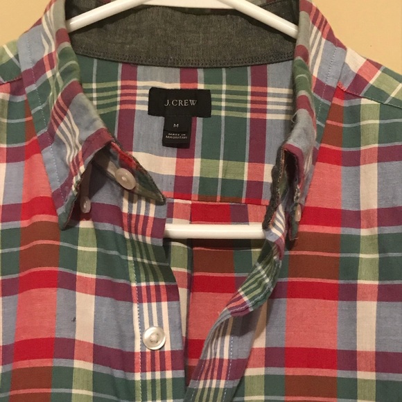 J. Crew Madras shirt - Picture 1 of 4